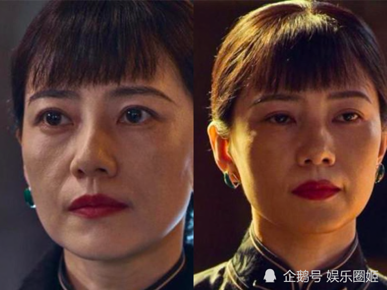 高圆圆产后第1部剧演宋美龄,法令纹嘴角纹明显加重,产后苍老干枯!