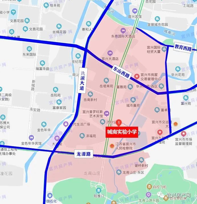 文中学区划分示意图仅供参考,具体以教育局公示信息为准; 3.