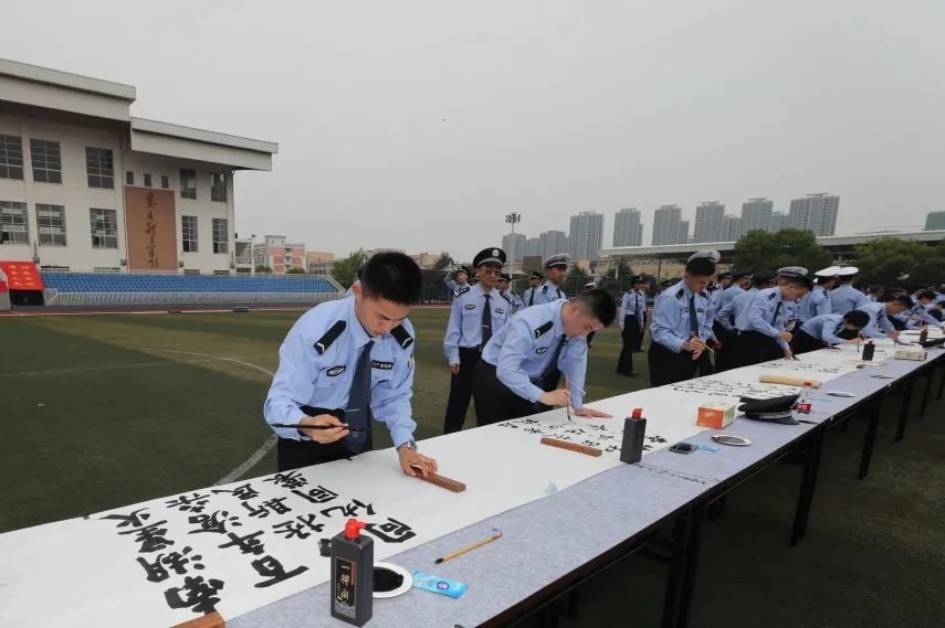 超燃!浙江警察学院这样献礼建党百年