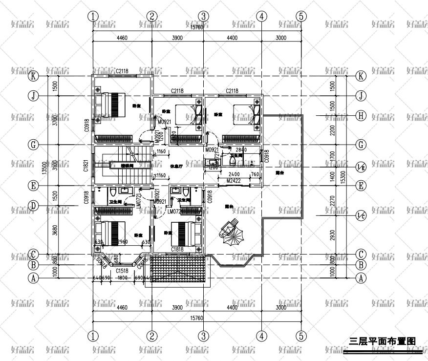 房子设计图农村三层