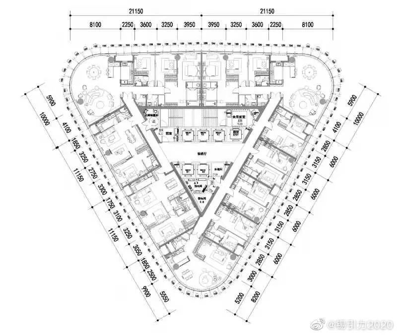 近日,无锡万象城二期项目有新进展,无锡某房产微博号发布两张图片