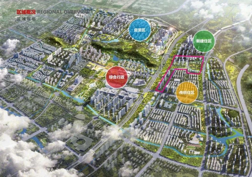 (北仑·通山未来社区-区位示意图) 02 | 这才是,拆除重建类"未来社区