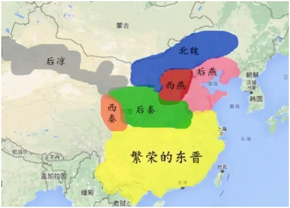 淝水之战带来的遗祸,北方群雄割据,即将步入南北朝时期