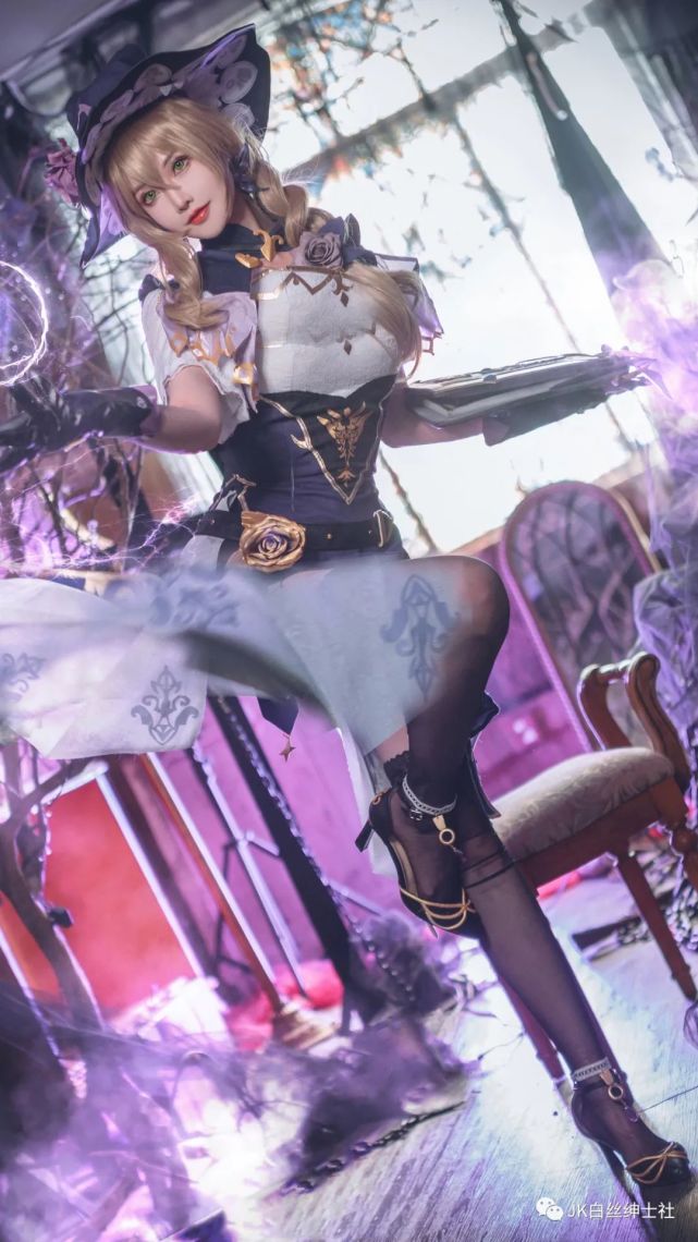 cos:原神丽莎cos正片@露儿大魔王
