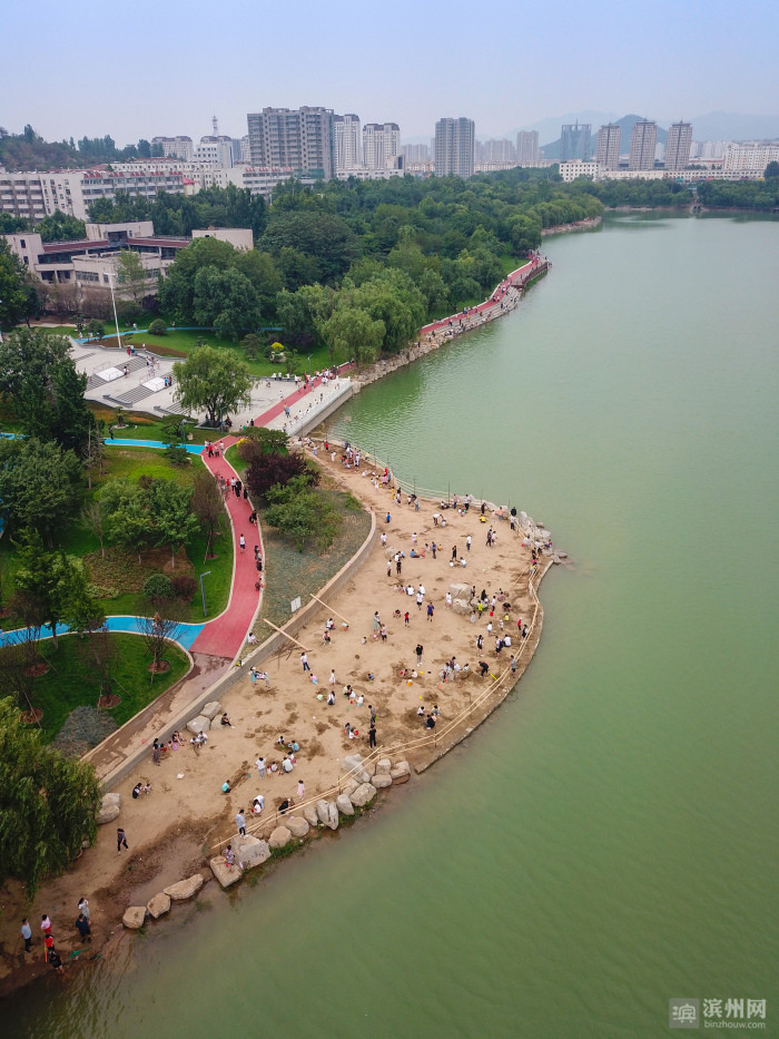 邹平:夏日黛溪湖 满目皆美景