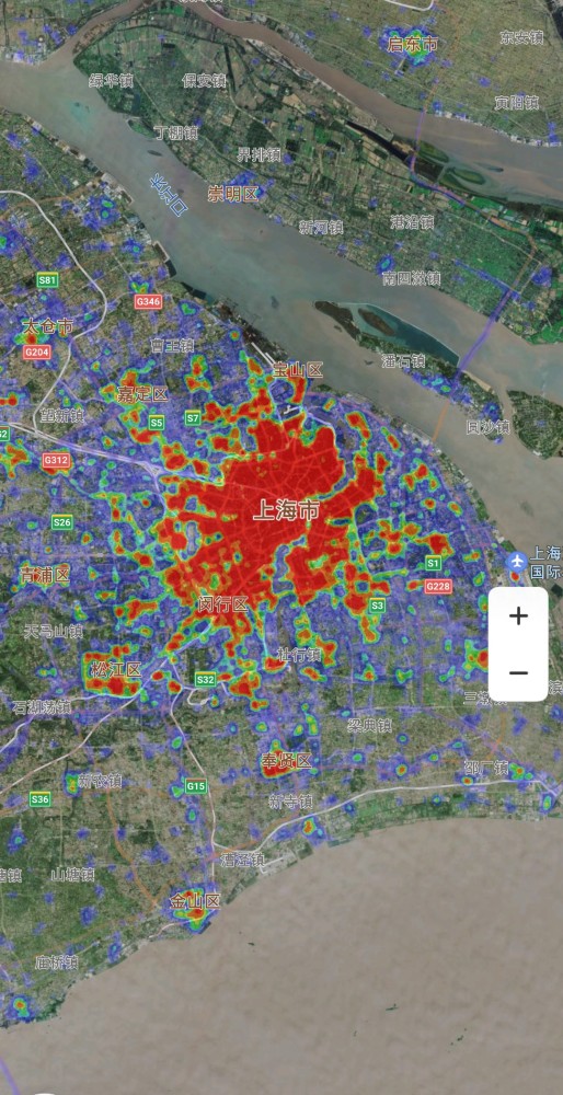上海市热力图