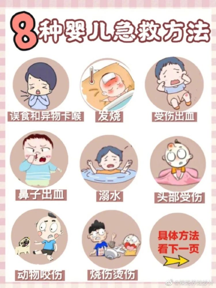 8种婴儿急救方法每个家长必学会