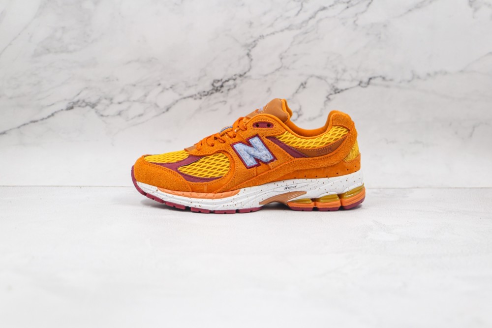 新百伦new balance x salehebembury wl2002联名款nb复古跑鞋橙色