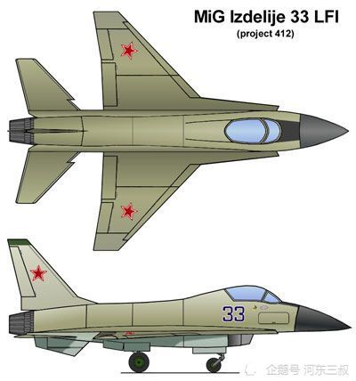 对标f-16,80年代米格-33单发轻型战斗机,成为枭龙技术