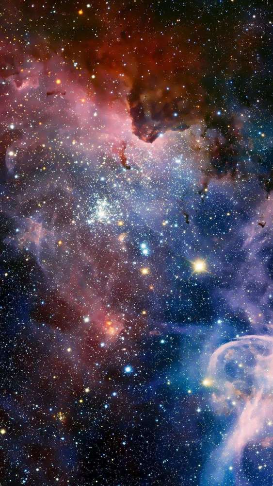 有空和我去摘星星晒月亮吗?星空高清壁纸
