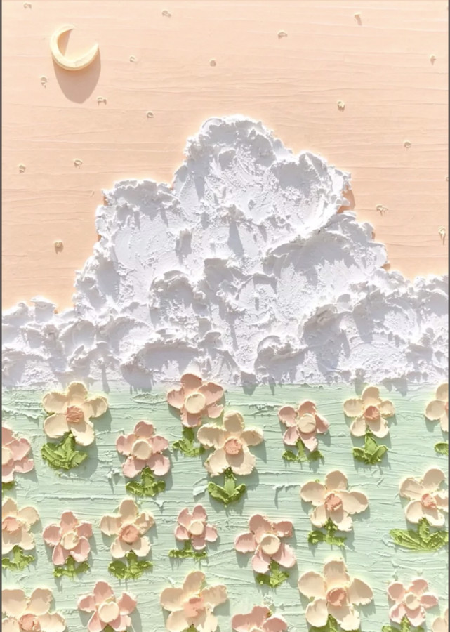 治愈立体感·油画壁纸·文案·超级治愈
