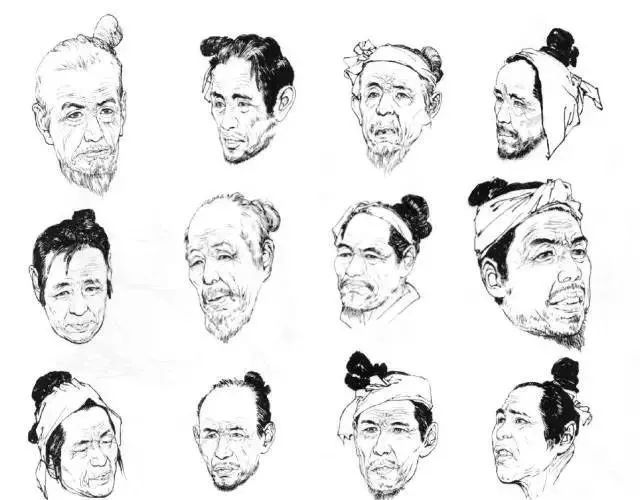 颜梅华 非常全面的白描人物技法分享