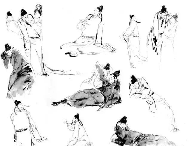 颜梅华 非常全面的白描人物技法分享