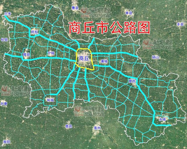 商丘市公路图|商丘|省道|国道