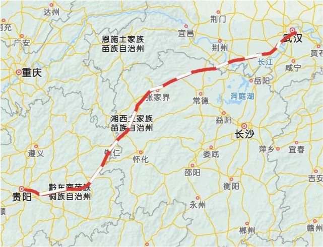 武汉至张家界高铁成为"武贵高铁"的收官路段,期盼早日全线开工