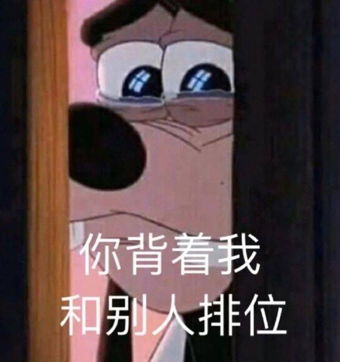 你背着我和被人排位