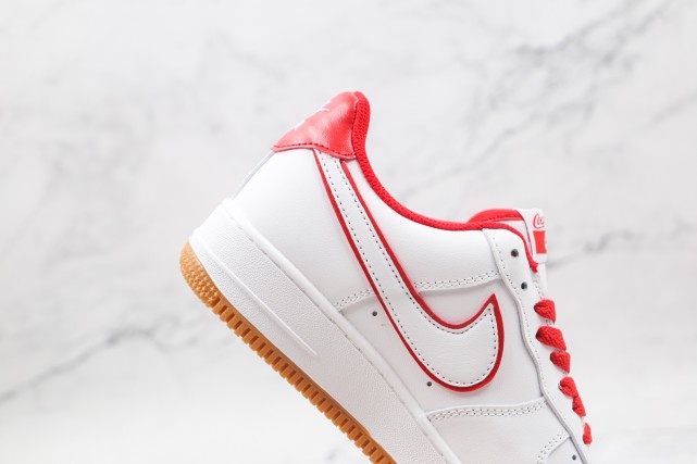 耐克nike air force 1可口可乐联名af1空军一号白红色|nike|air force