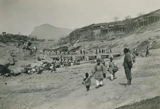 1909年张柏林拍摄的万县,梁山老照片