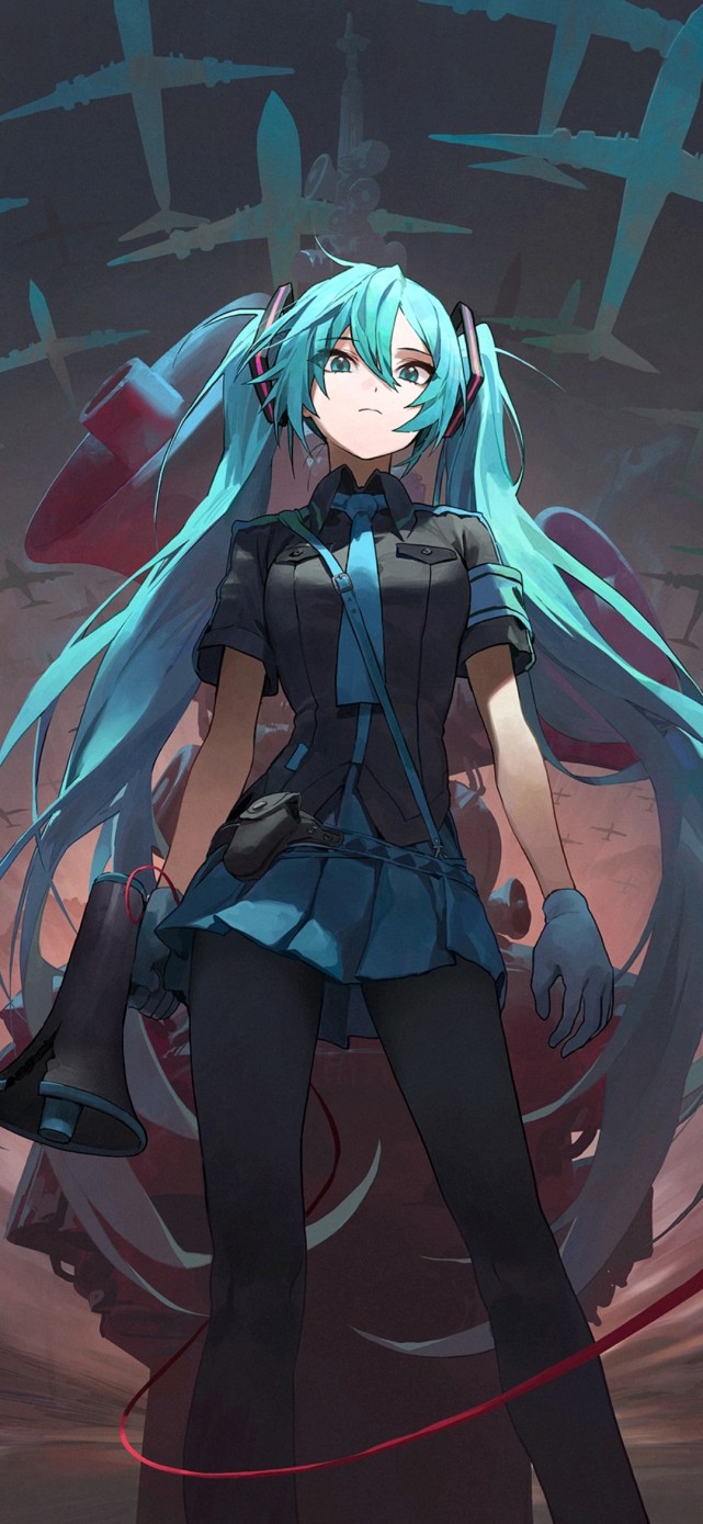 初音未来全面屏壁纸分享