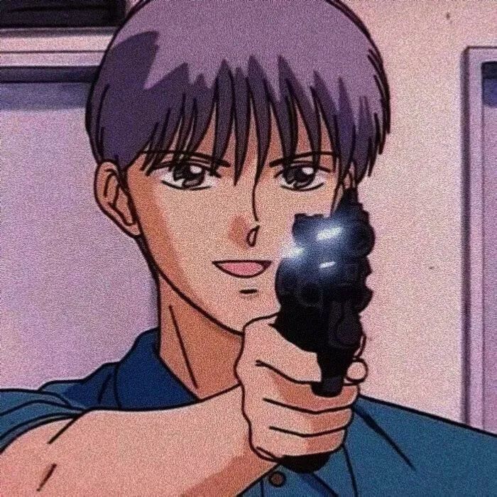 动漫有点复古的男头哟