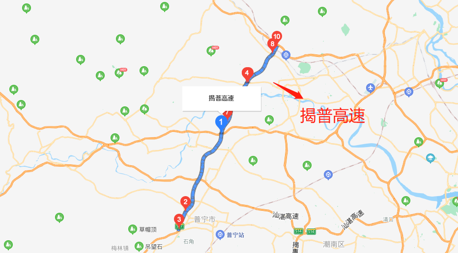 粤东第一!揭阳高速公路已成"四横三纵"体系,总里程近500公里