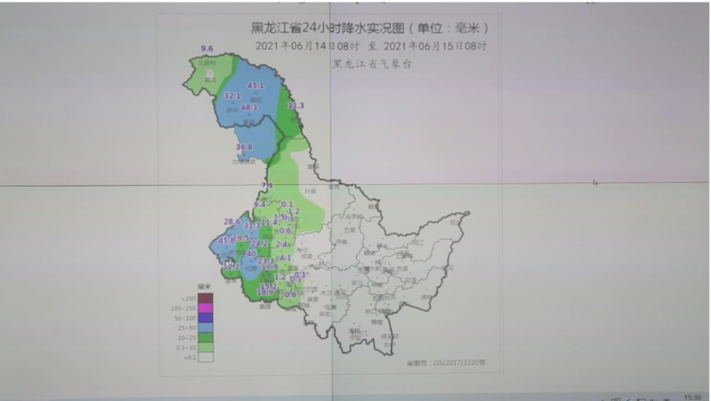 黑龙江大兴安岭地区遭遇暴雨天气,铁路线路受损