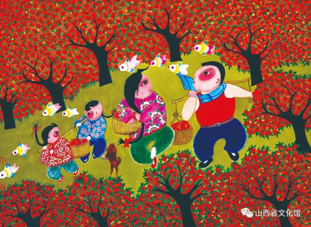 2021群众文化服务品牌|山西省农民画优秀作品展(五)