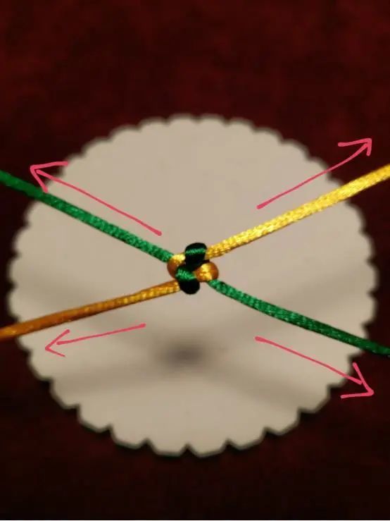 手工编绳,中国结之方形玉米结的编法,学会了做挂件好看!附教程