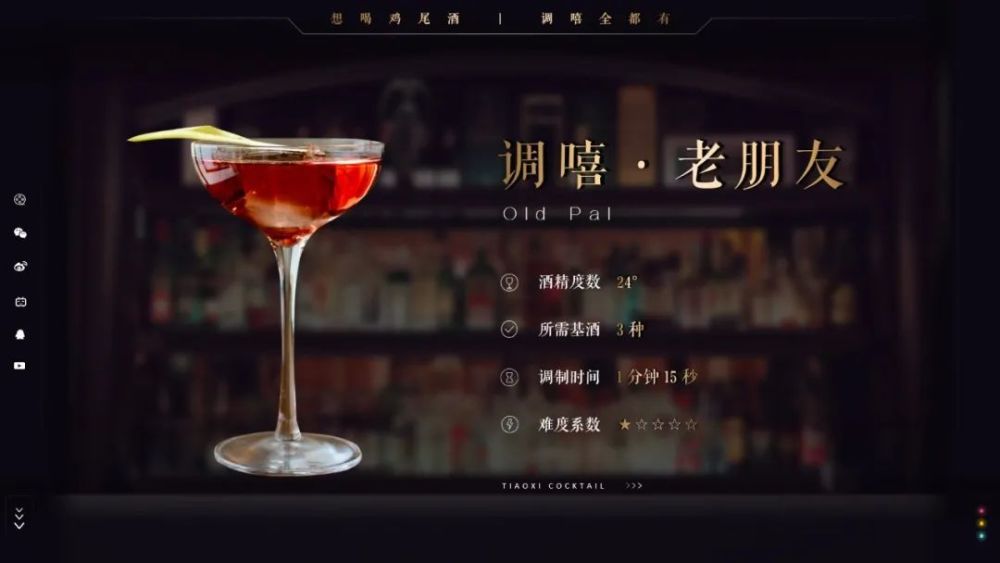 原创|调嘻鸡尾酒 之"老朋友"