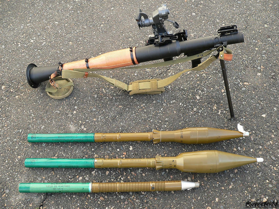 带有观瞄系统的新版rpg-7v2火箭筒及其新型弹药