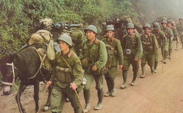 对越自卫反击战中的解放军步兵师