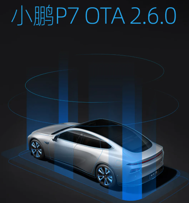 小鹏p7 ota 2.6.0 正式推送:自动泊车等核心功能引来重大升级