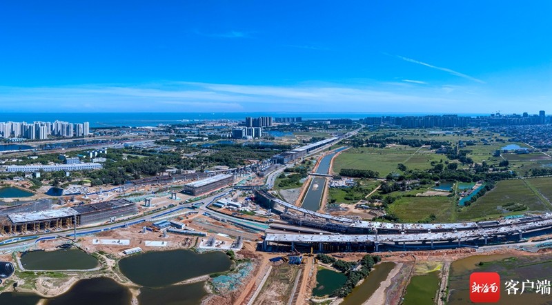 g15沈海高速公路海口段项目起点位于新海港区,沿既有的
