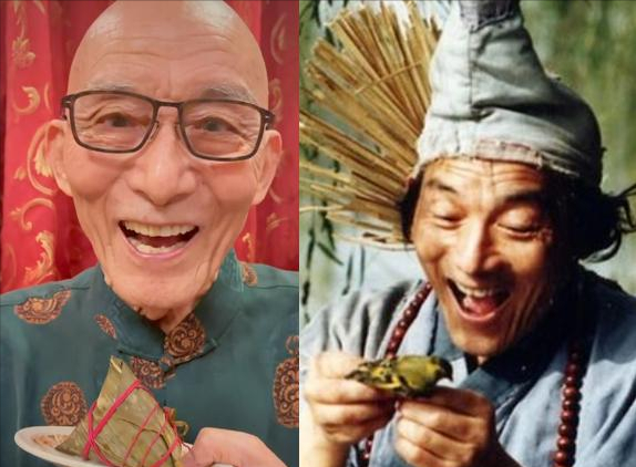 87岁的活佛"济公"游本昌,脸颊凹陷显岁月,开口还是那个味儿|游本昌