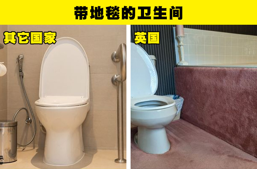 英国人的厕所铺满地毯世界不同文化存在的8个显著差异
