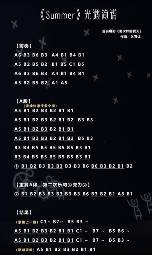 光遇穿简谱_光遇简谱