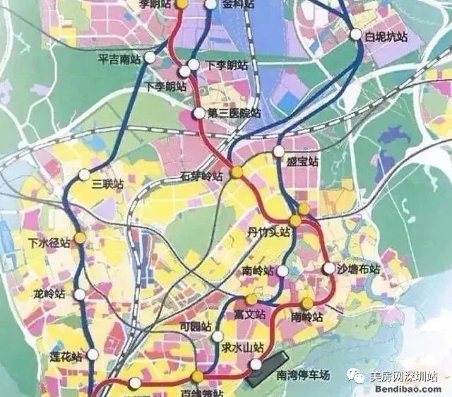 深圳地铁线路图(最详细,1-33号线,附高铁与城际线路图,持续更新