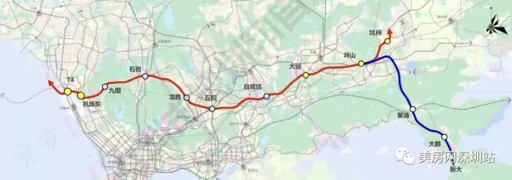 深圳地铁线路图(最详细,1-33号线,附高铁与城际线路图,持续更新