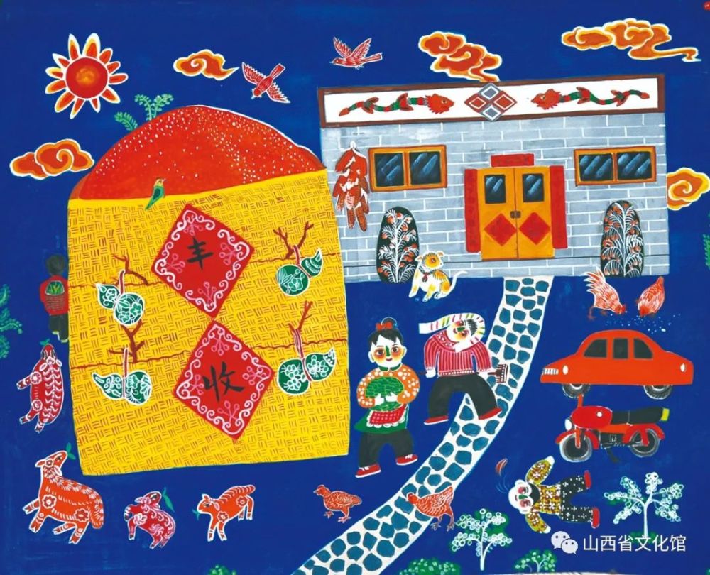 2021群众文化服务品牌|山西省农民画优秀作品展(六)