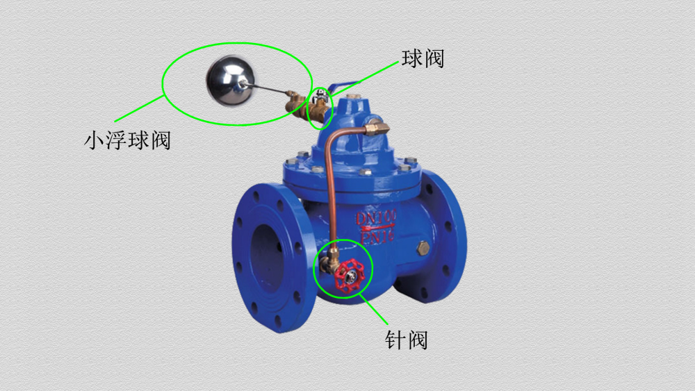 100x遥控浮球阀是水利控制阀的一种.主要用来控制水池液位.