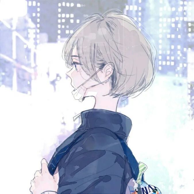 气质短发女生头像普普通通的你也值得被万般宠溺