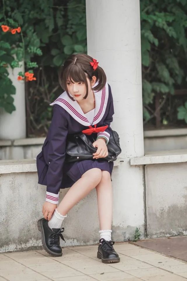 jk少女:我其实是来拍鞋.