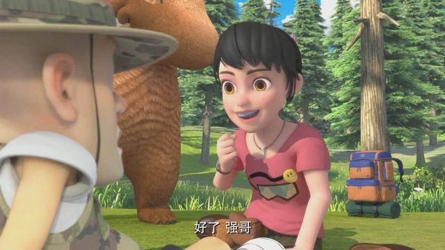 熊出没:他们也会膜拜别人,赵琳犯花痴,熊大居然佩服他