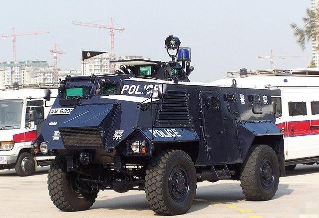 香港警队的"杀手锏—香港警察装甲车部队