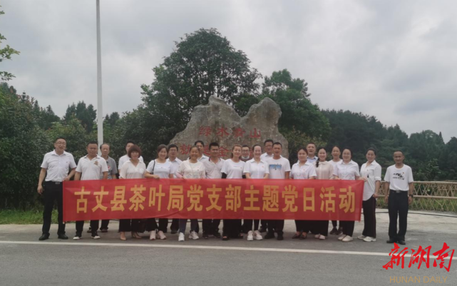 古丈县茶叶局联动乡村振兴帮扶村开展党史学习教育