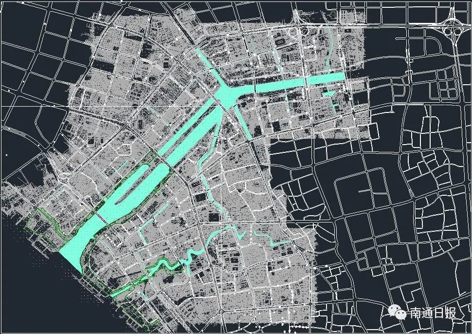 建设地点 南通市任港湾和五龙汇地区 建设规模 北滨江及任港河景观