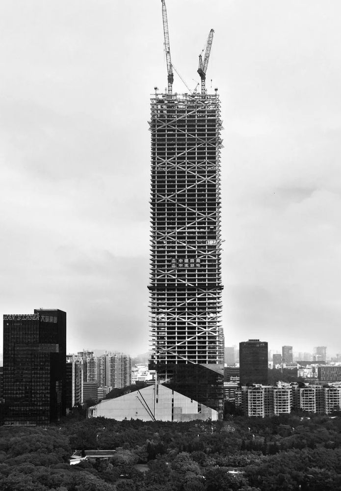 深圳汉京中心,亚洲第一高纯钢结构摩天大楼,世界最高核心筒外置塔楼!