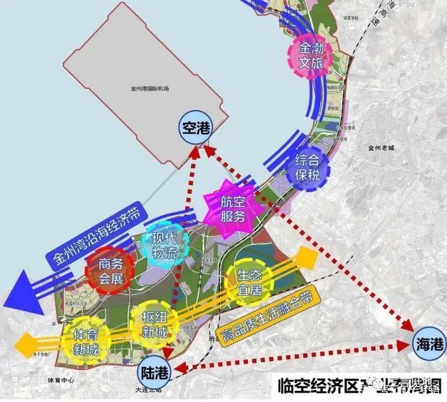 大连金州湾临空经济区规划出炉进驻4045万人将成下个新房区