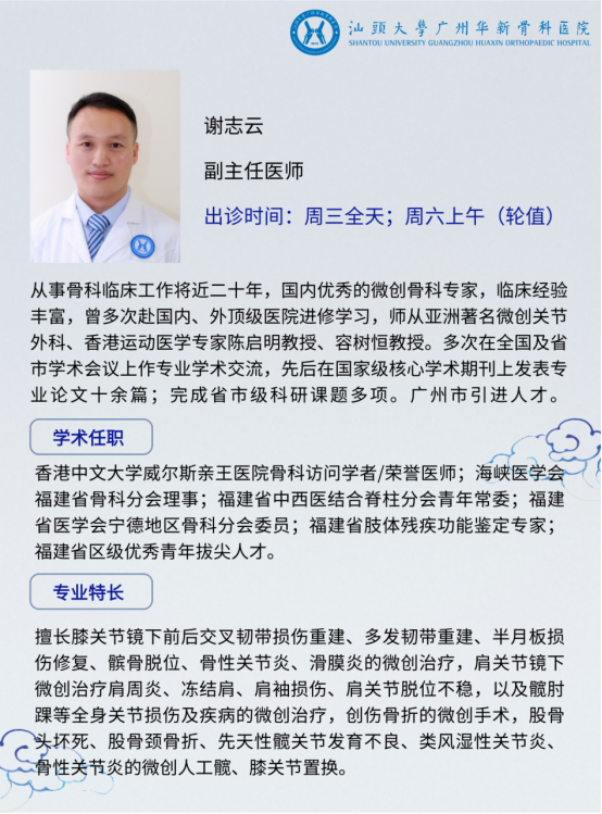 喜讯丨华新骨科关节外科谢志云主任入选国际矫形与创伤外科学会sicot