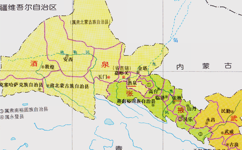 甘肃省的区划调整,12个市之一,嘉峪关市为何没有1个县